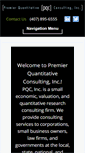 Mobile Screenshot of premierquant.com